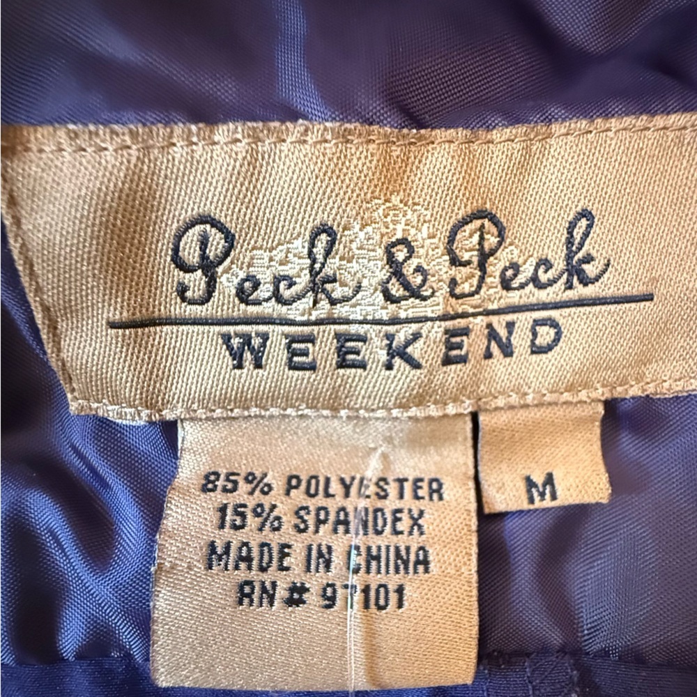 Peck & Peck Weekend Stretch Half Zip Athleisure Midi Dress Purple Size Medium - Picture 5 of 8